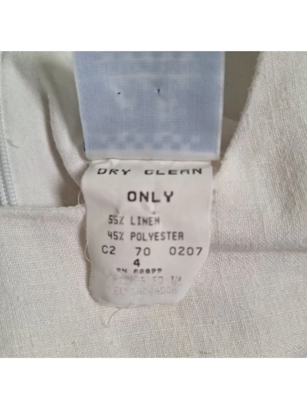 Vintage Kelly's Kids Linen Blend Floral Dress Cream size 4
